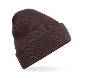 Beechfield BF045 - Beanie with Flap Chocolate