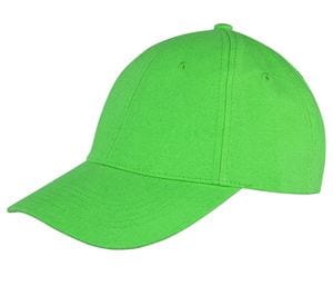 RESULT RC081 - Memphis Brushed Cotton Low Profile Cap Lime