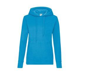 Fruit of the Loom SC269 - Lady Fit Hooded Sweat Azur