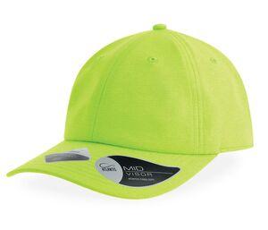 Atlantis AT211 - 6-panel cap Mid visor Fluo Yellow