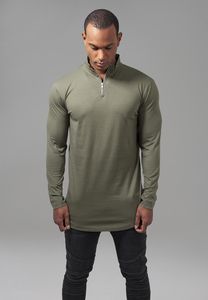 Urban Classics TB1569C - Long Shaped Turtle Zip Longsleeve