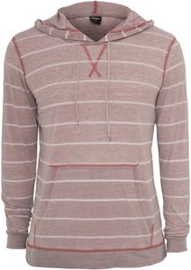 Urban Classics TB536C - Striped Burnout Hoody