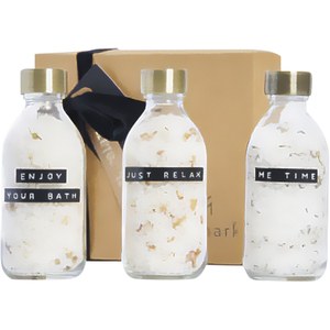 WELLmark 126306 - Wellmark Just Relax 3-piece 200 ml bath salt gift set Transparent clear