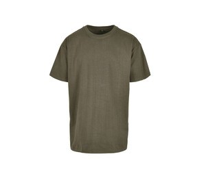 Build Your Brand BY102 - Oversized T-shirt Olive