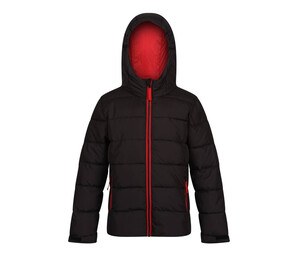 REGATTA RGA542 - Two-tone down jacket Black / Classic Red