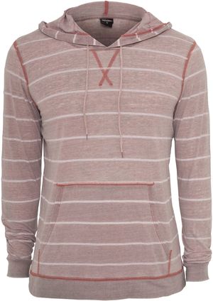 Urban Classics TB536C - Striped Burnout Hoody